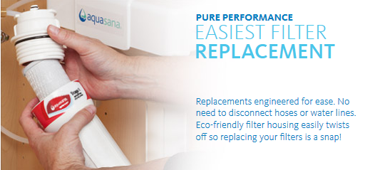 aquasana water filter replacement